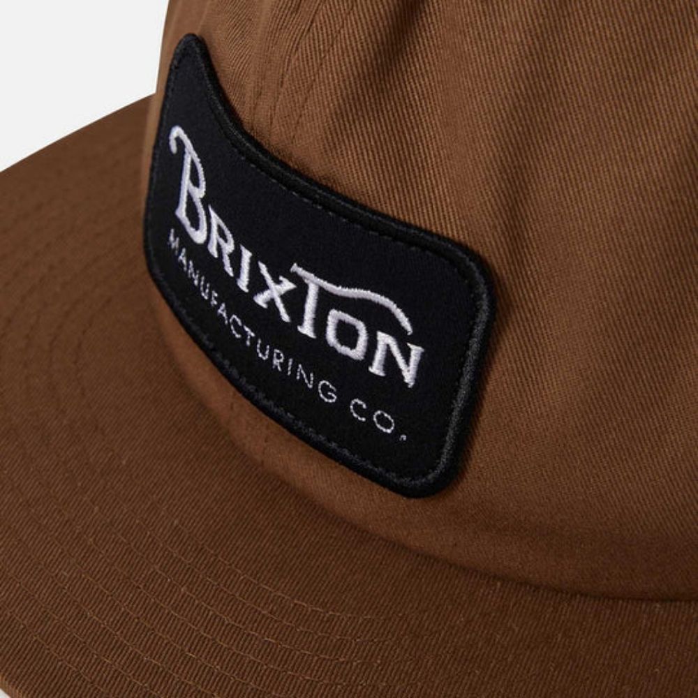 Brixton Brown Cap With Black Patch - image 3